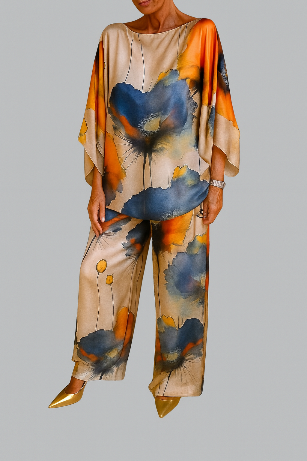 Amelise™ | Satynowy Dwuczęściowy Zestaw