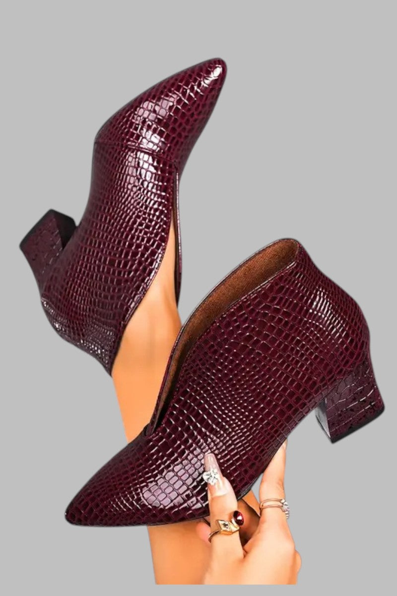 DELVIERA™ | ELEGANCKIE, SEKSOWNE BOTKI DAMSKIE Z WYCIĘCIEM W SEREK