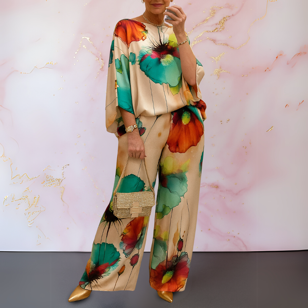 Amelise™ | Satynowy Dwuczęściowy Zestaw