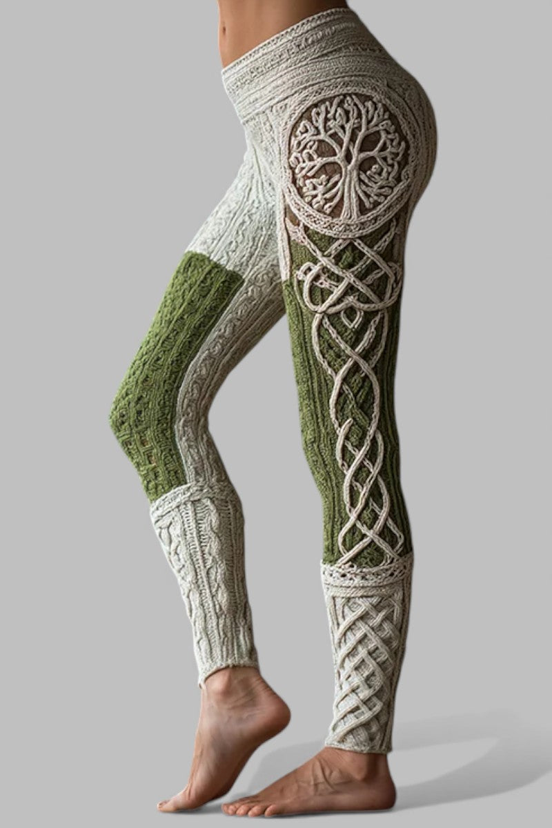 RITA™ | LEGGINSY VIKING Z CELTYCKIM WĘZŁEM