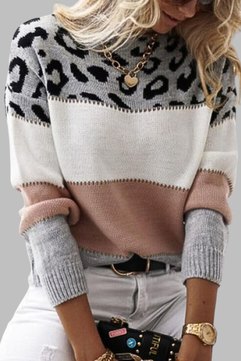 ELODIA™ | SWETER LEOPARD ELEGANCE