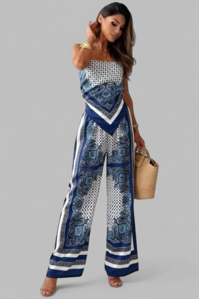 LENA™ | STYLOWY DWUCZĘŚCIOWY ZESTAW Z WIĄZANIAMI